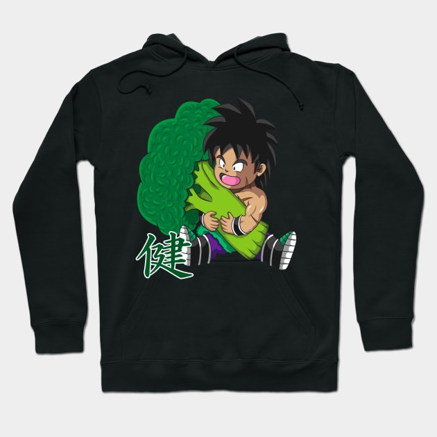 Super Broccoli Hoodie by KaboomArtz